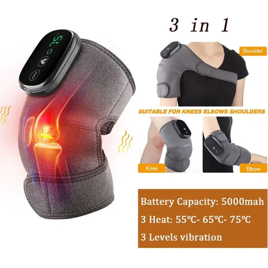 Electric Heating Shoulder Massager and Support Belt