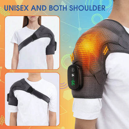 Electric Heating Shoulder Massager and Support Belt