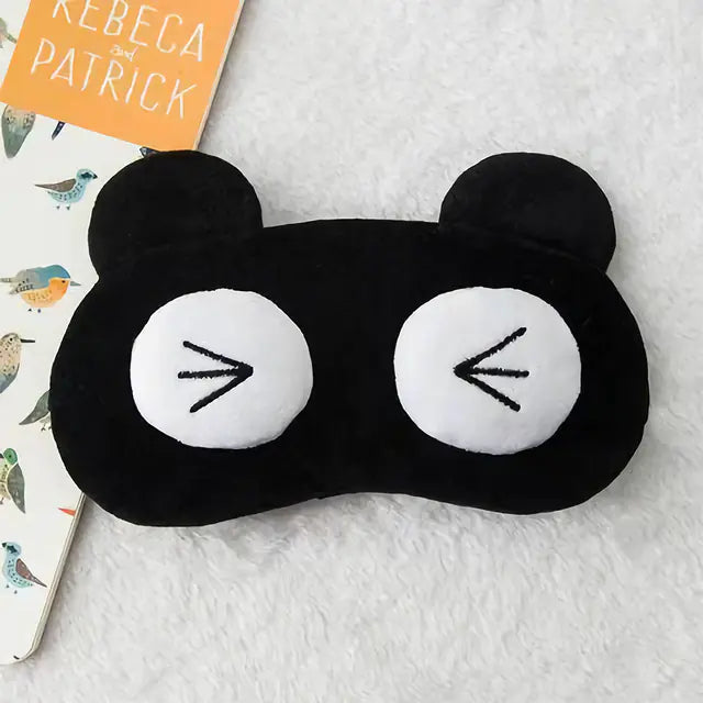 Cute Pikachu Plush Sleep Mask for Better Sleep Aid