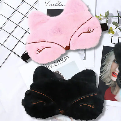 Cute Pikachu Plush Sleep Mask for Better Sleep Aid