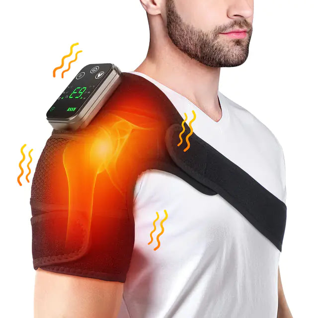 Electric Heating Shoulder Massager and Support Belt