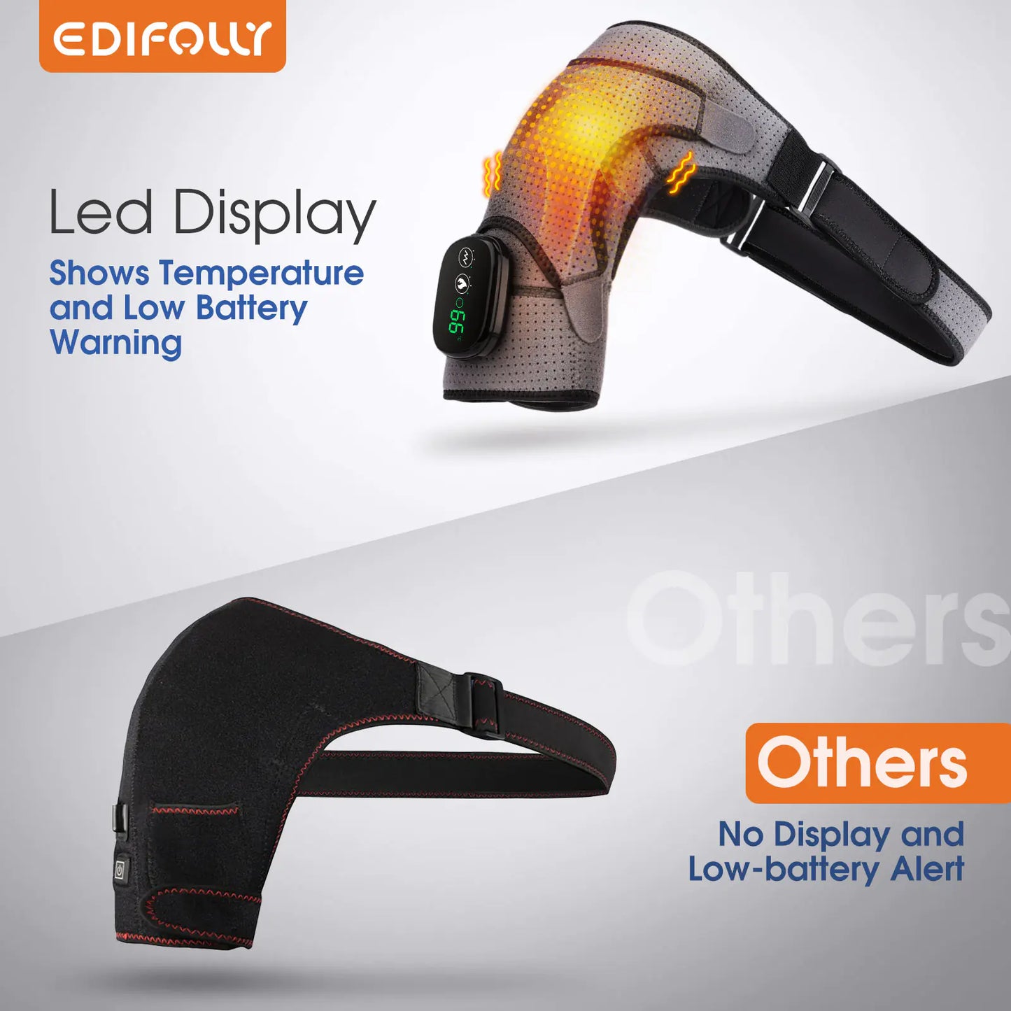 Electric Heating Shoulder Massager and Support Belt