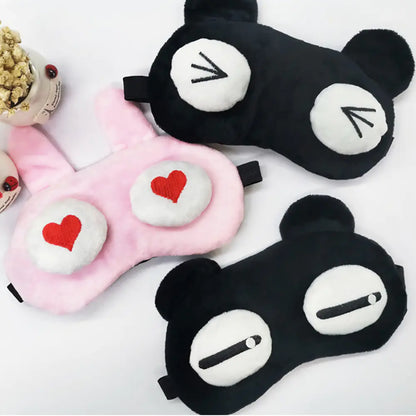 Cute Pikachu Plush Sleep Mask for Better Sleep Aid